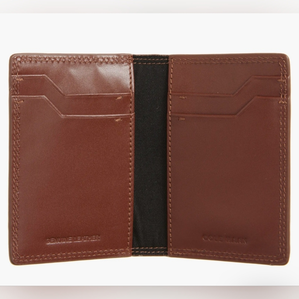 Cole Haan Men's Leather Bifold Wallet OS - Picture 2 of 5